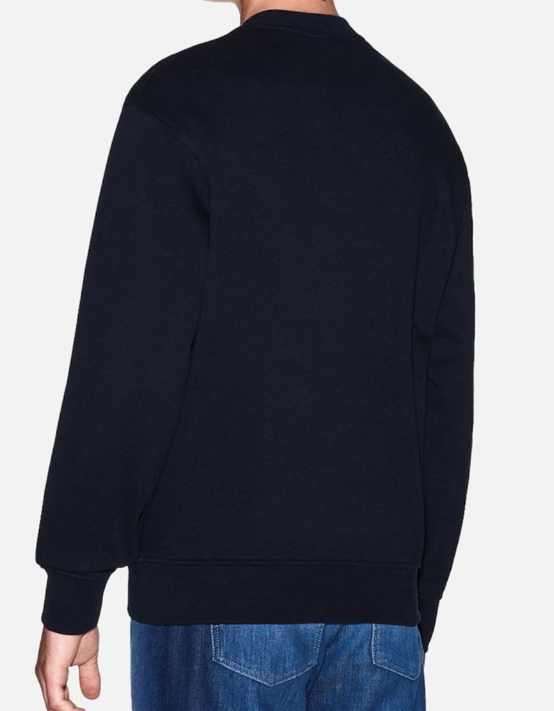 Exchange Raised Logo Sweatshirt XM001284 AF20934 - Deep Navy