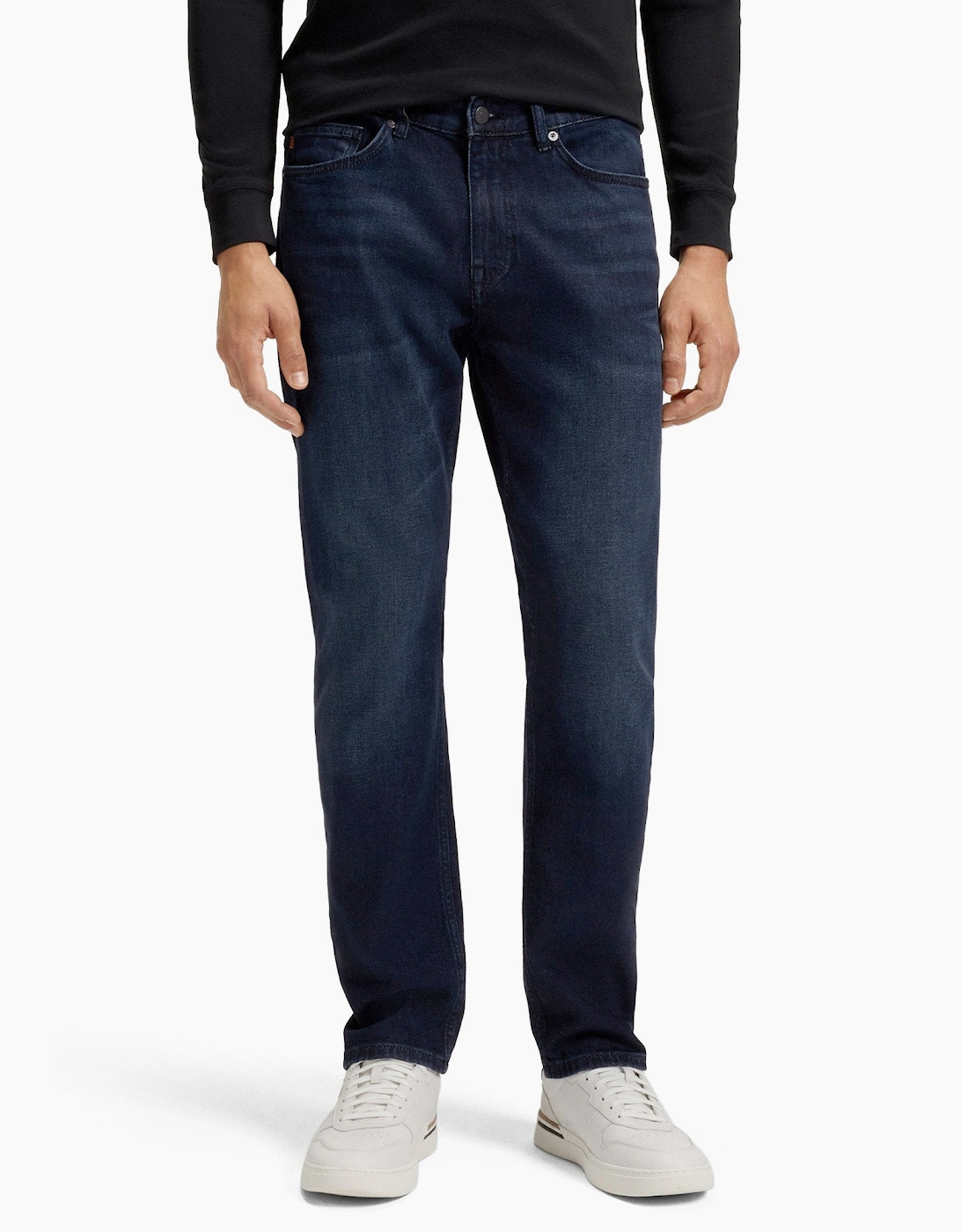 Hugo Boss Men's Navy Boss New Delaware Slim Fit Jeans - Size: 38/30
