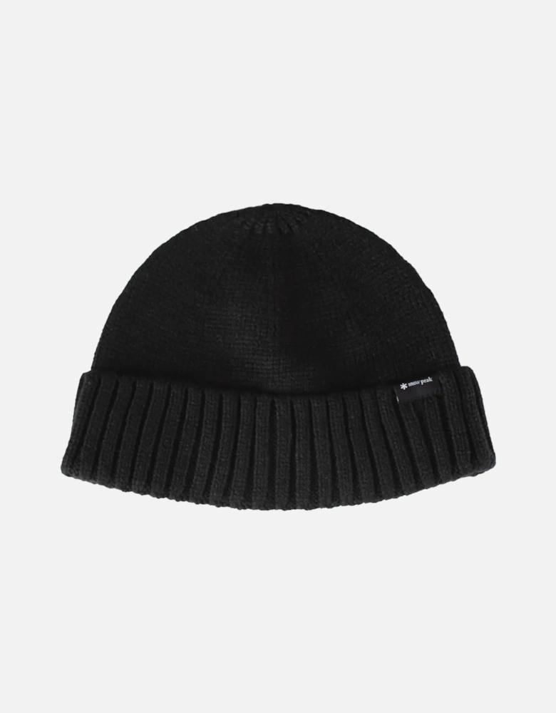 Snow Peak New Standard Knit Cap Knitted Beanie Hat Black