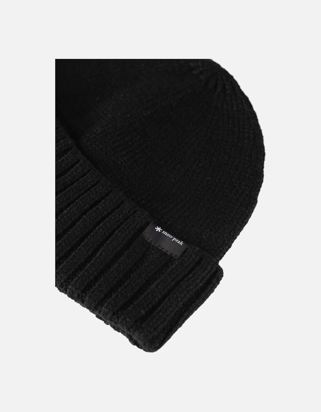 Snow Peak New Standard Knit Cap Knitted Beanie Hat Black