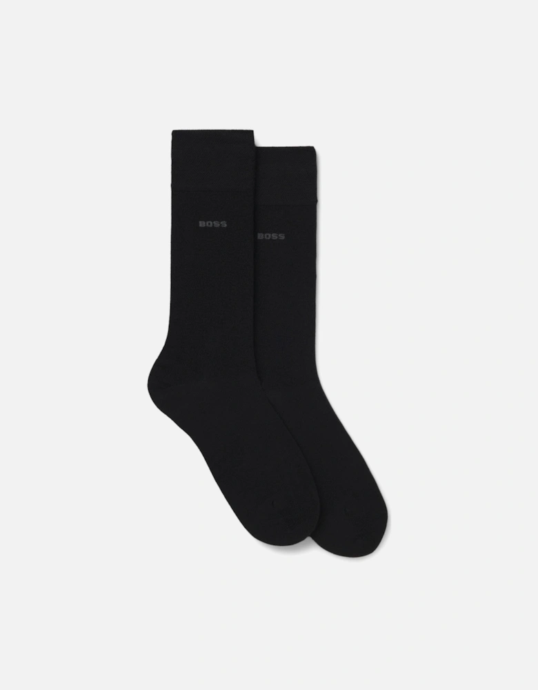 BOSS Black 2P RS Bamboo Socks 001 Black