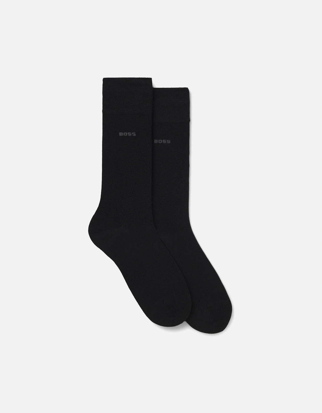 BOSS Black 2P RS Bamboo Socks 001 Black, 3 of 2
