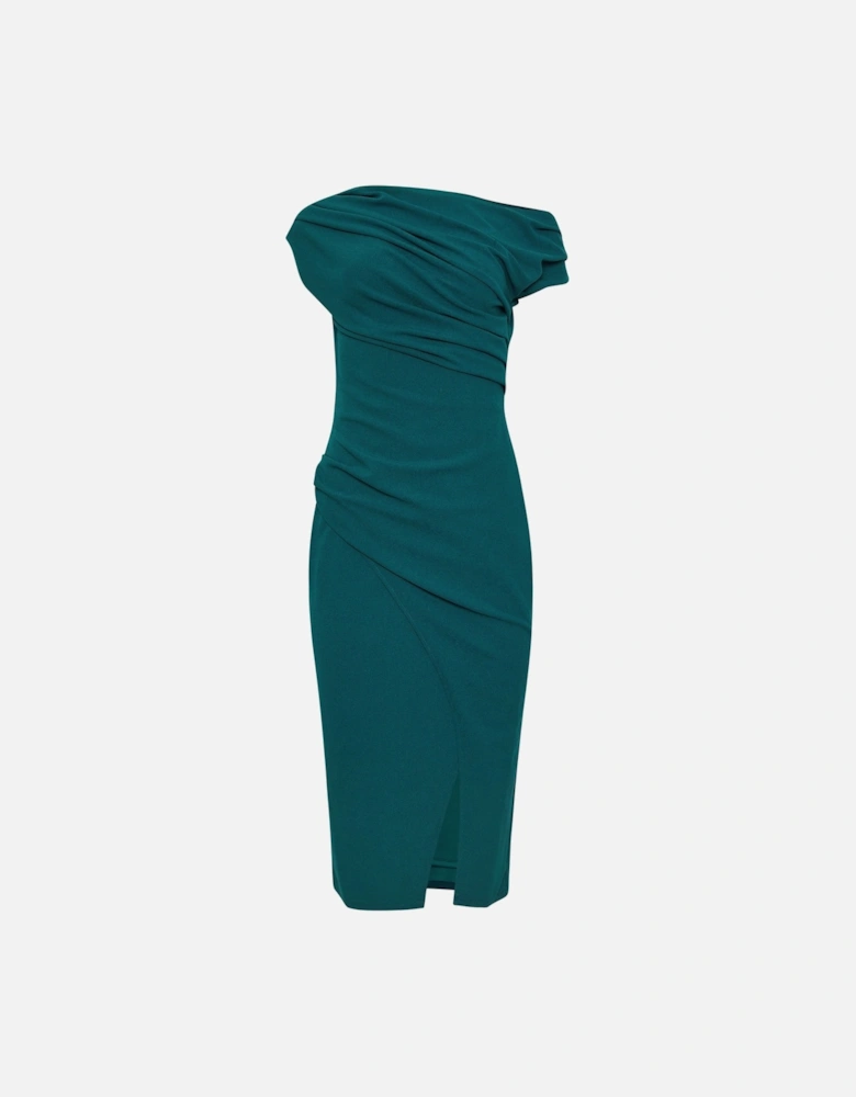 Draped Midi Dress
