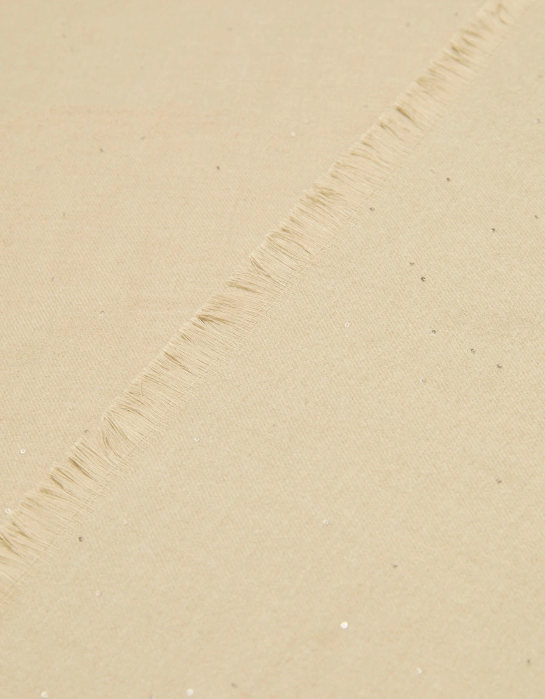 Soft Shine Ivory Scarf