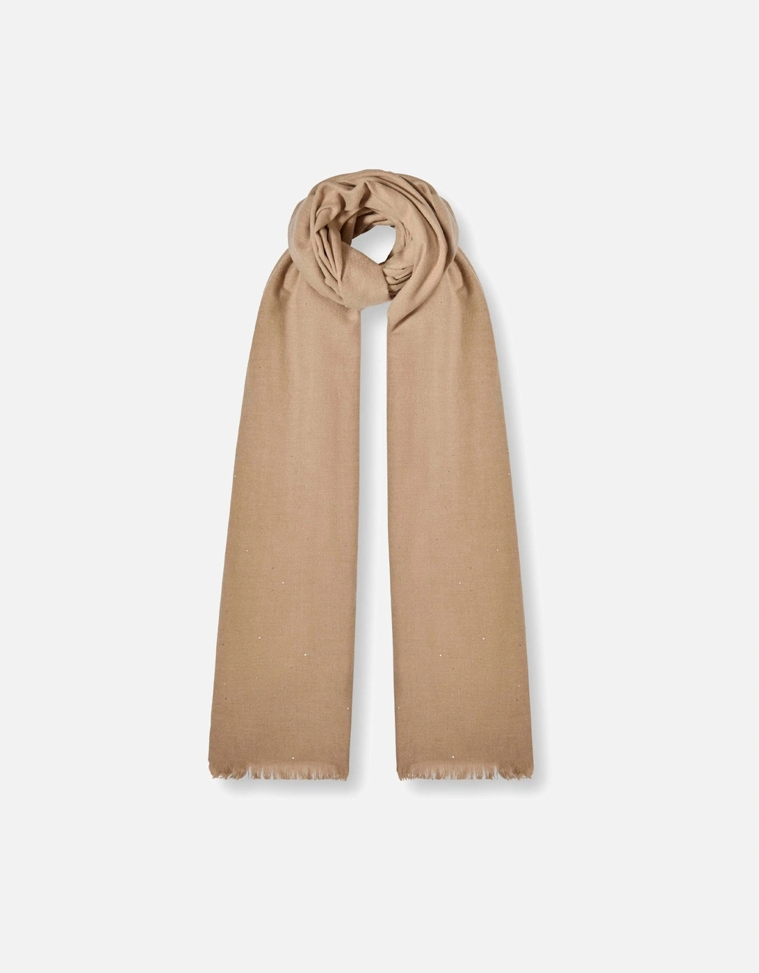 Soft Shine Beige Scarf