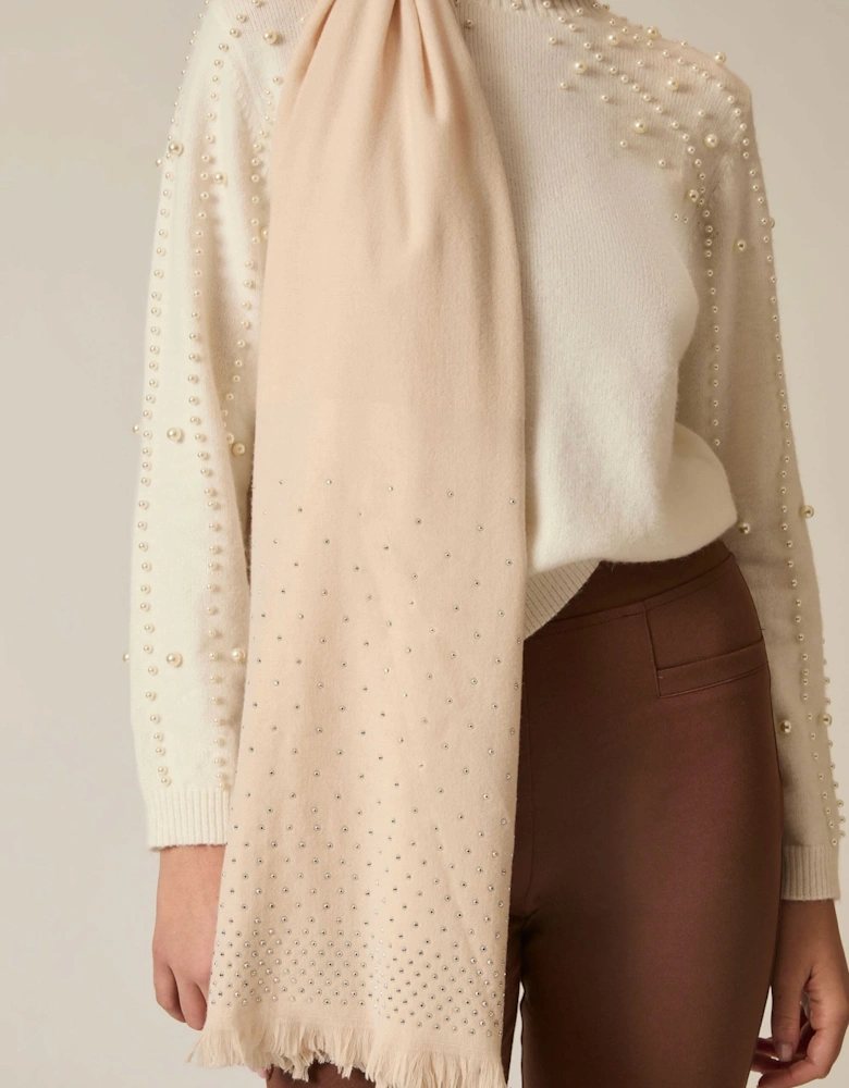 Swarovski Ivory Scarf