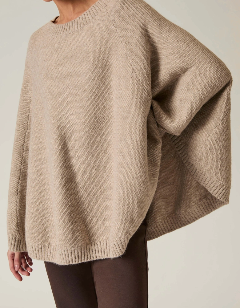Beige One Size Pullover