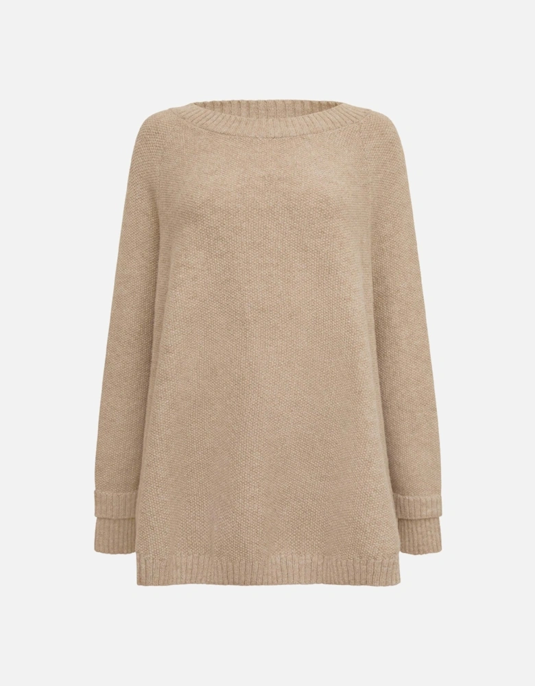 Beige One Size Pullover