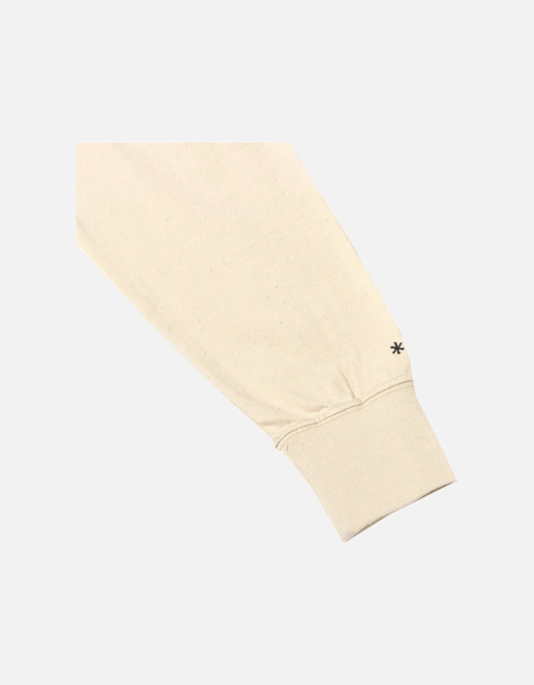 Snow Peak Recycled Cotton Heavy Long Sleeve T-Shirt Ecru