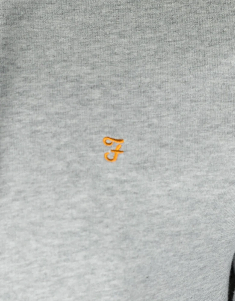 Zain Light Marl Grey Hoodie