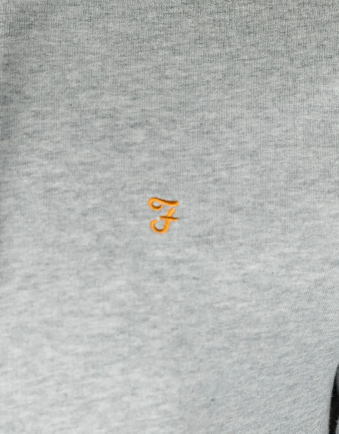 Zain Light Marl Grey Hoodie