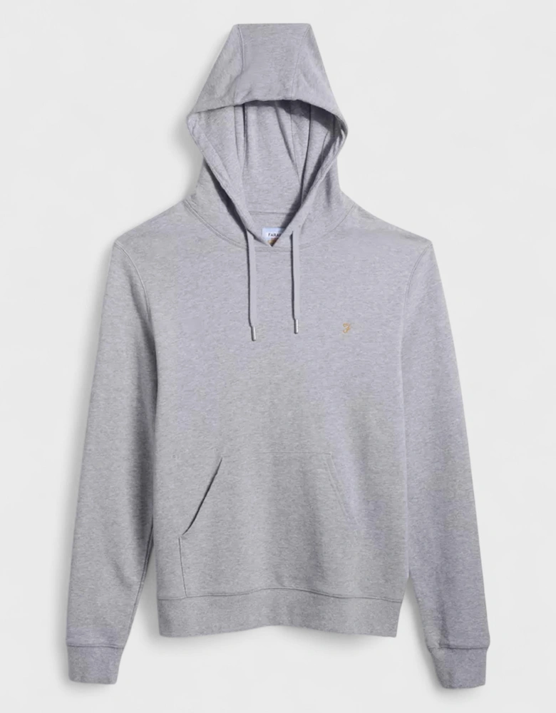 Zain Light Marl Grey Hoodie