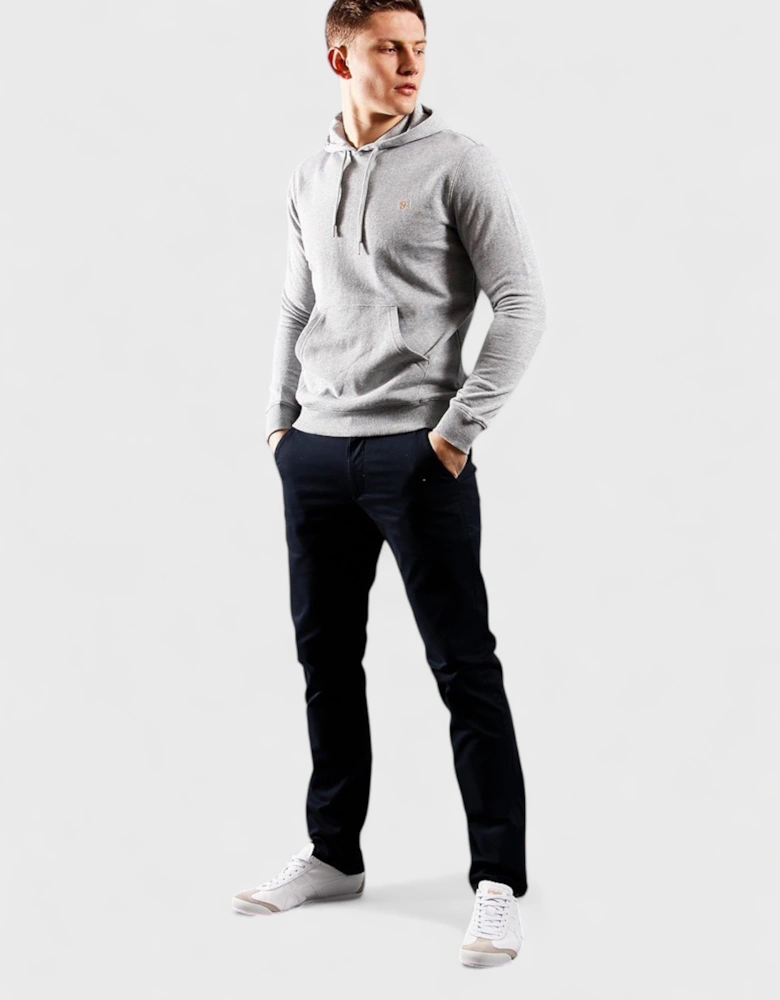 Zain Light Marl Grey Hoodie