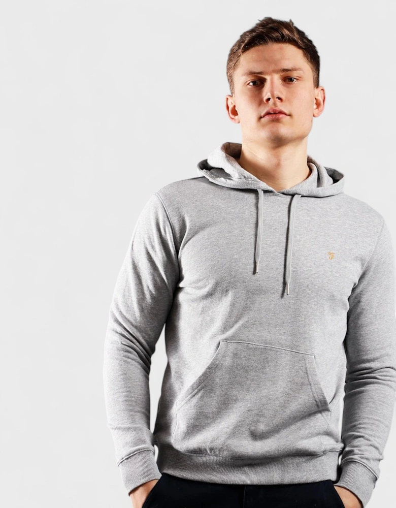 Zain Light Marl Grey Hoodie