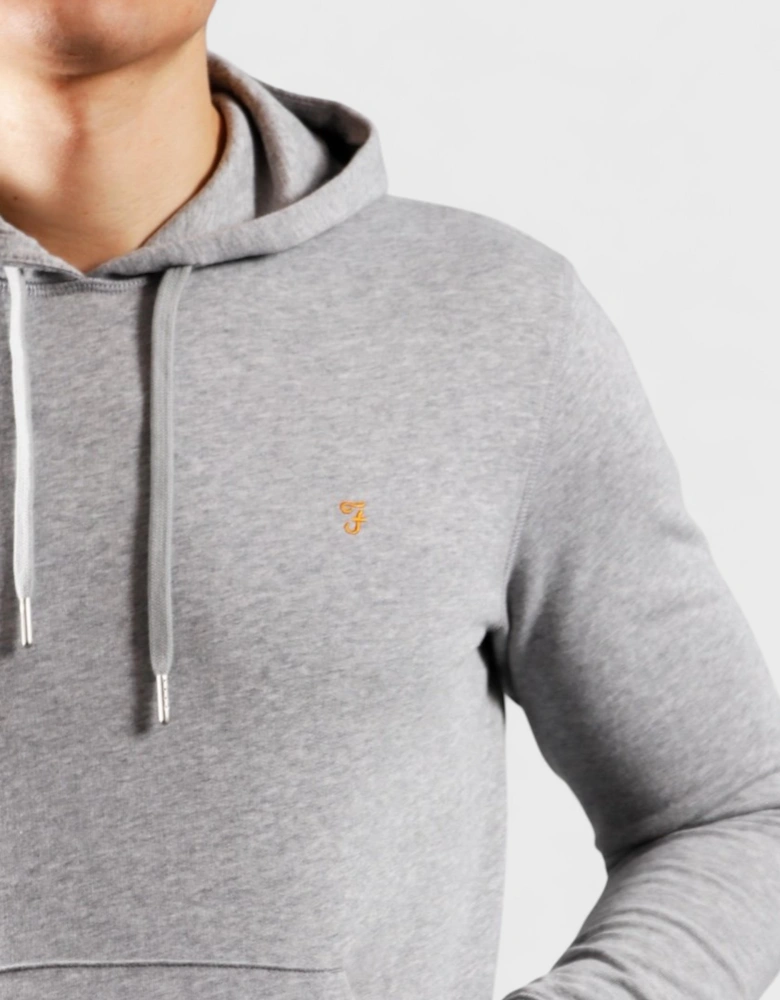 Zain Light Marl Grey Hoodie