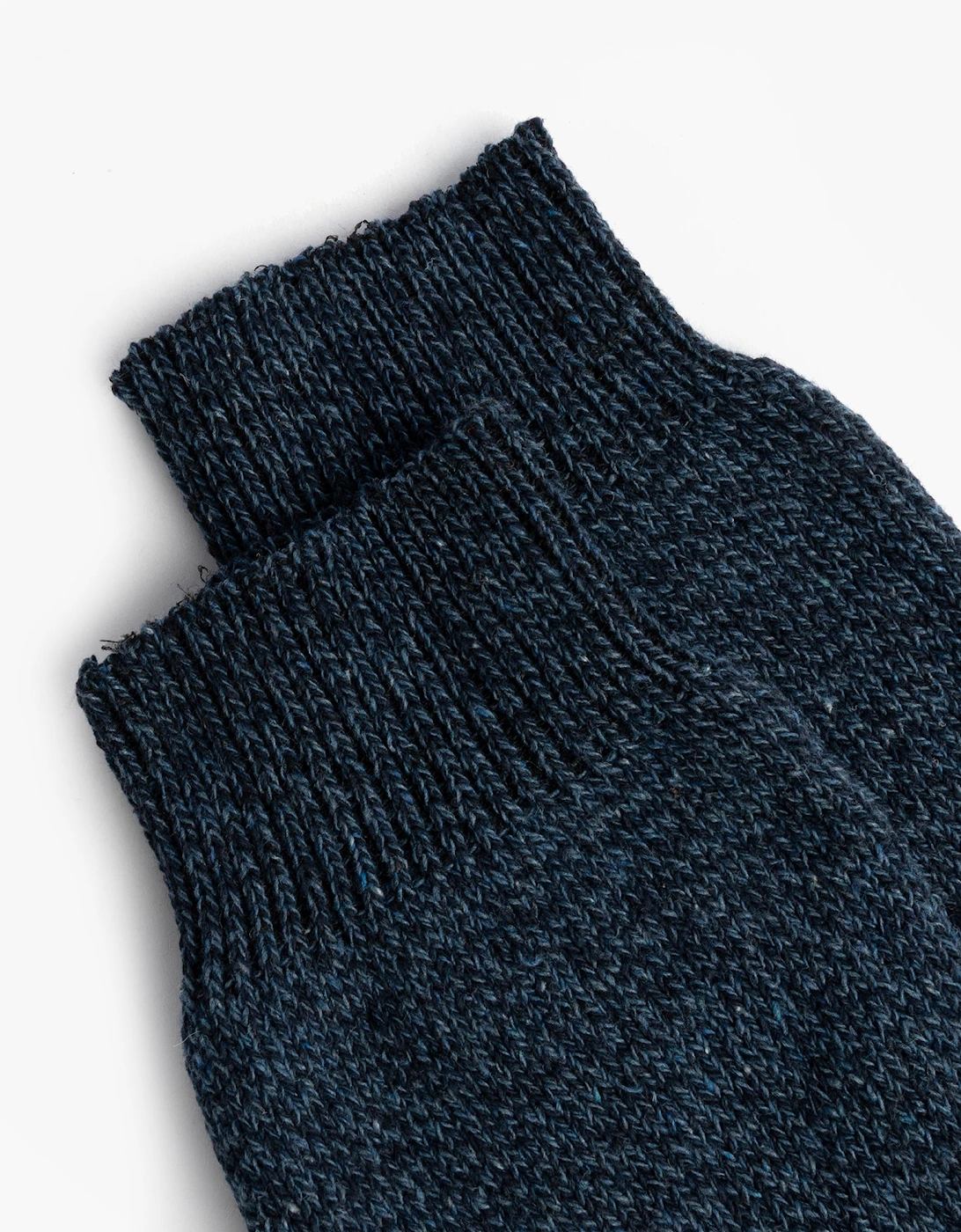 Mens Welly Boot Socks Navy