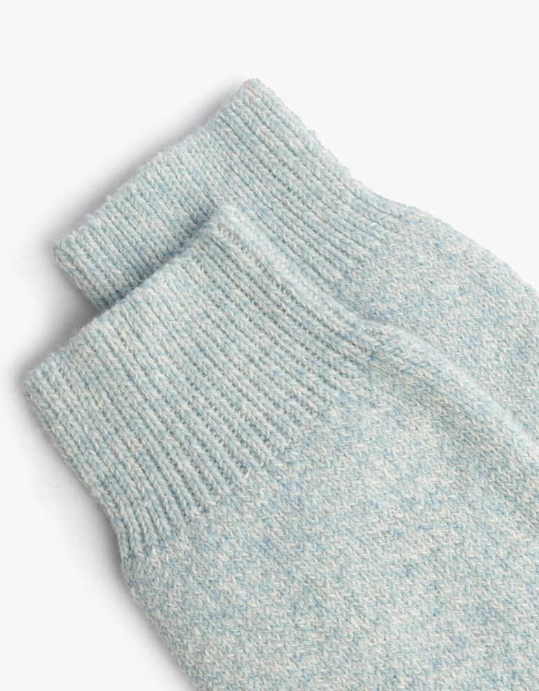 Womens Welly Boot Socks Light Blue