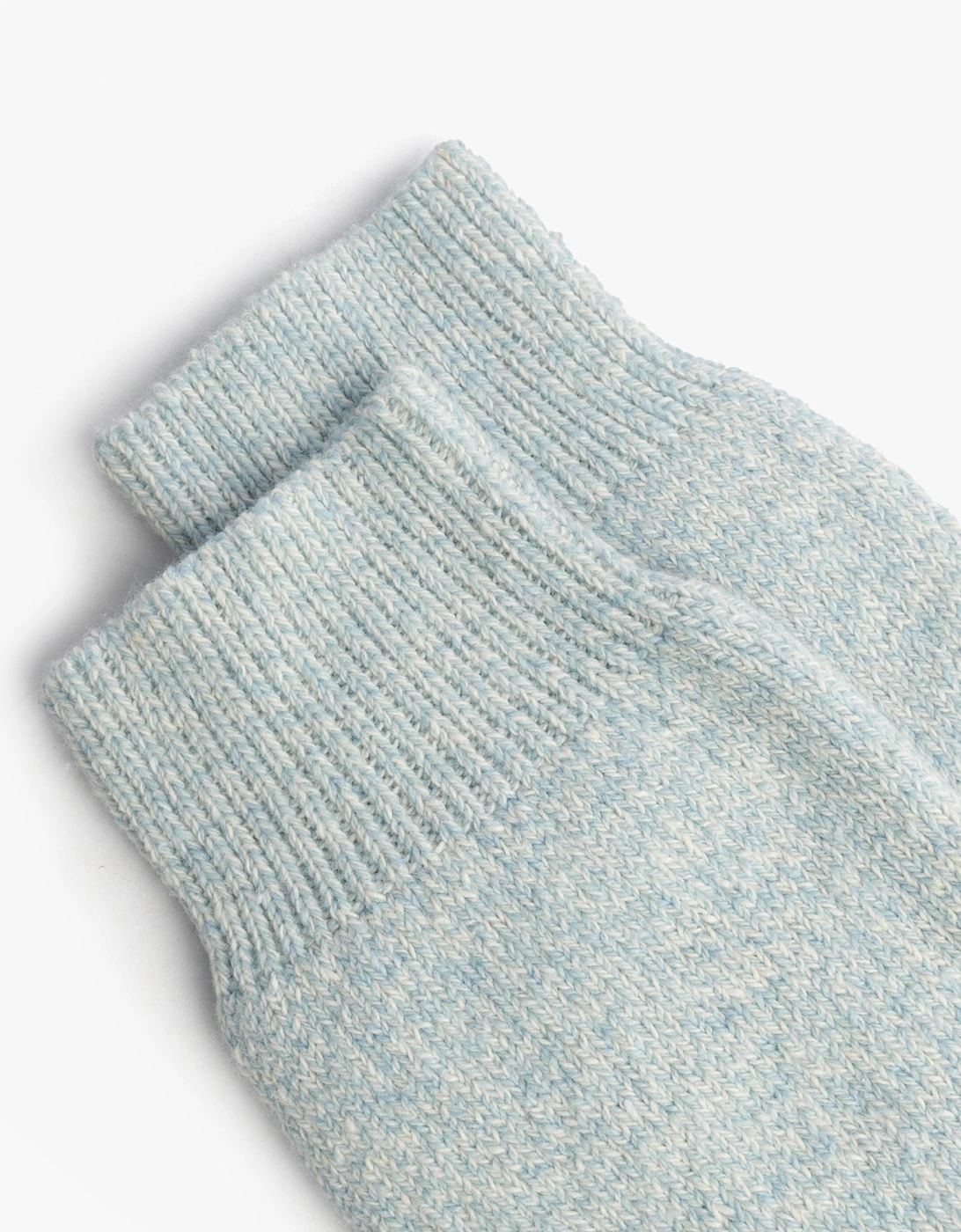 Womens Welly Boot Socks Light Blue