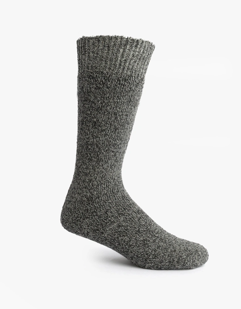 Mens Welly Boot Socks Grey
