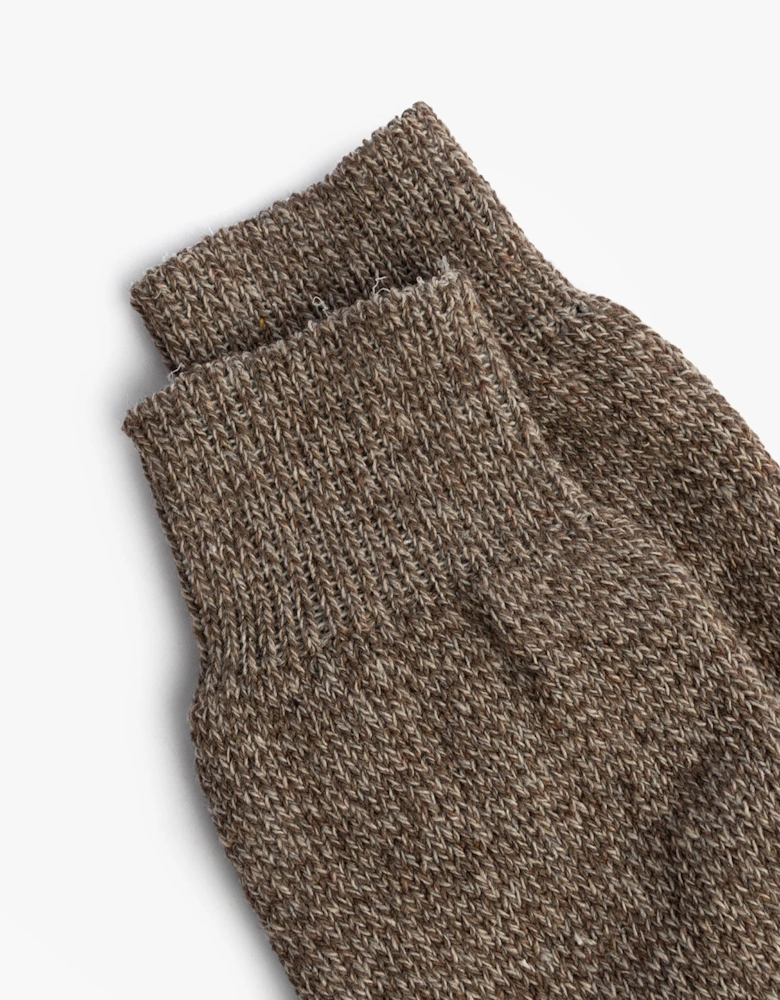 Mens Welly Boot Socks Beige