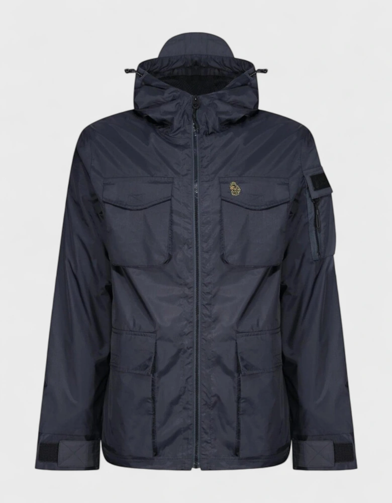 Technical Lightweight Hood Jacket Charcoal