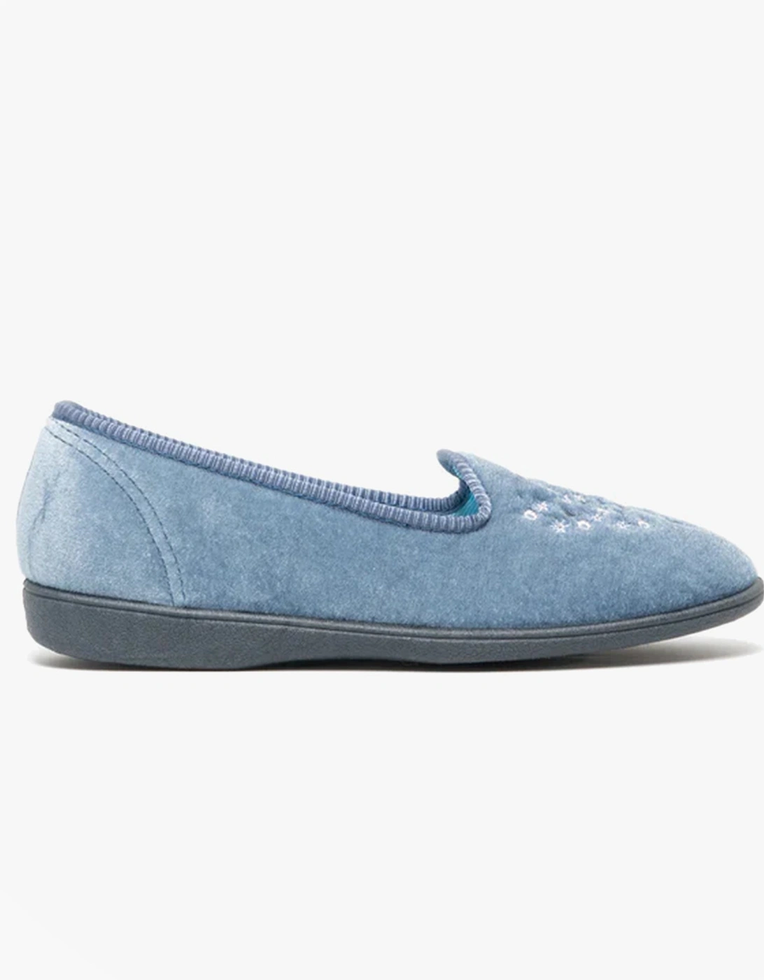 NIETA Womens Full Slippers Blueberry, 5 of 4