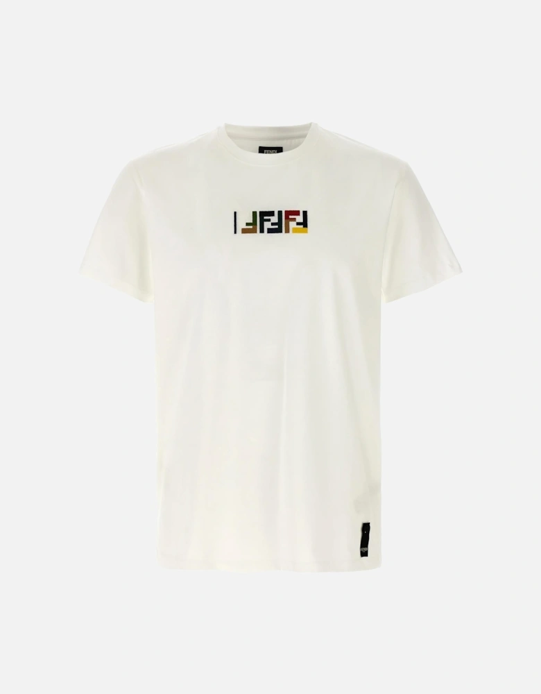Triple FF Logo T-Shirt in White