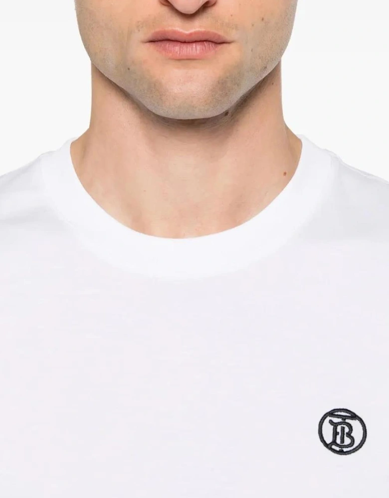 Parker TB Circle Logo T-Shirt in White