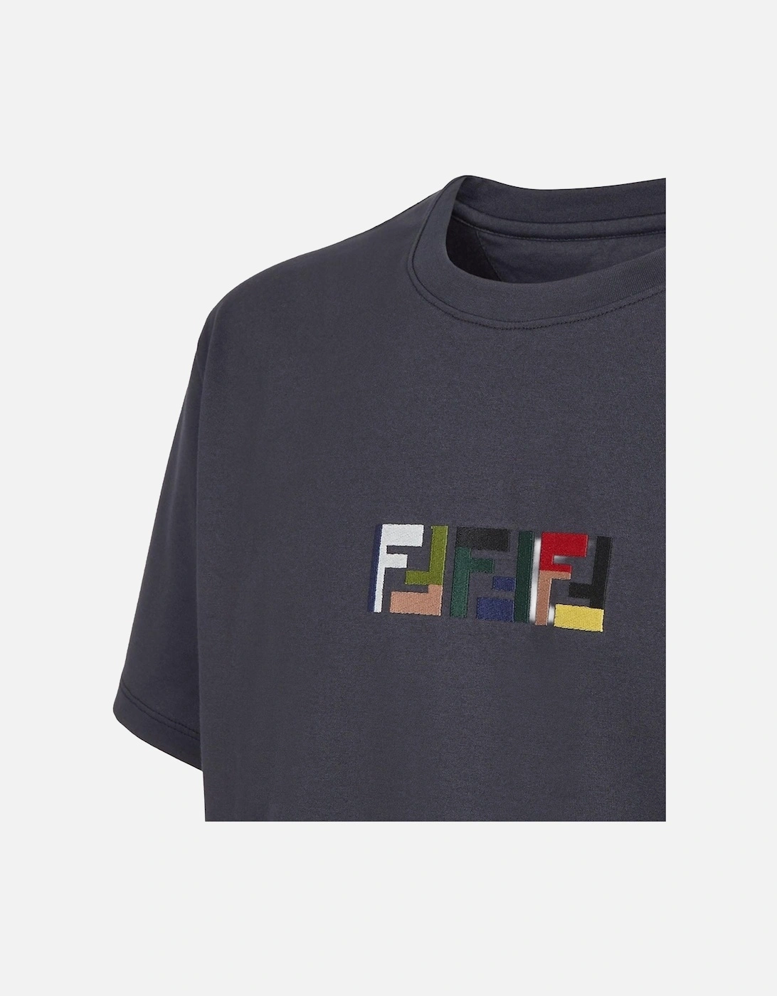Triple FF Logo T-Shirt in Navy