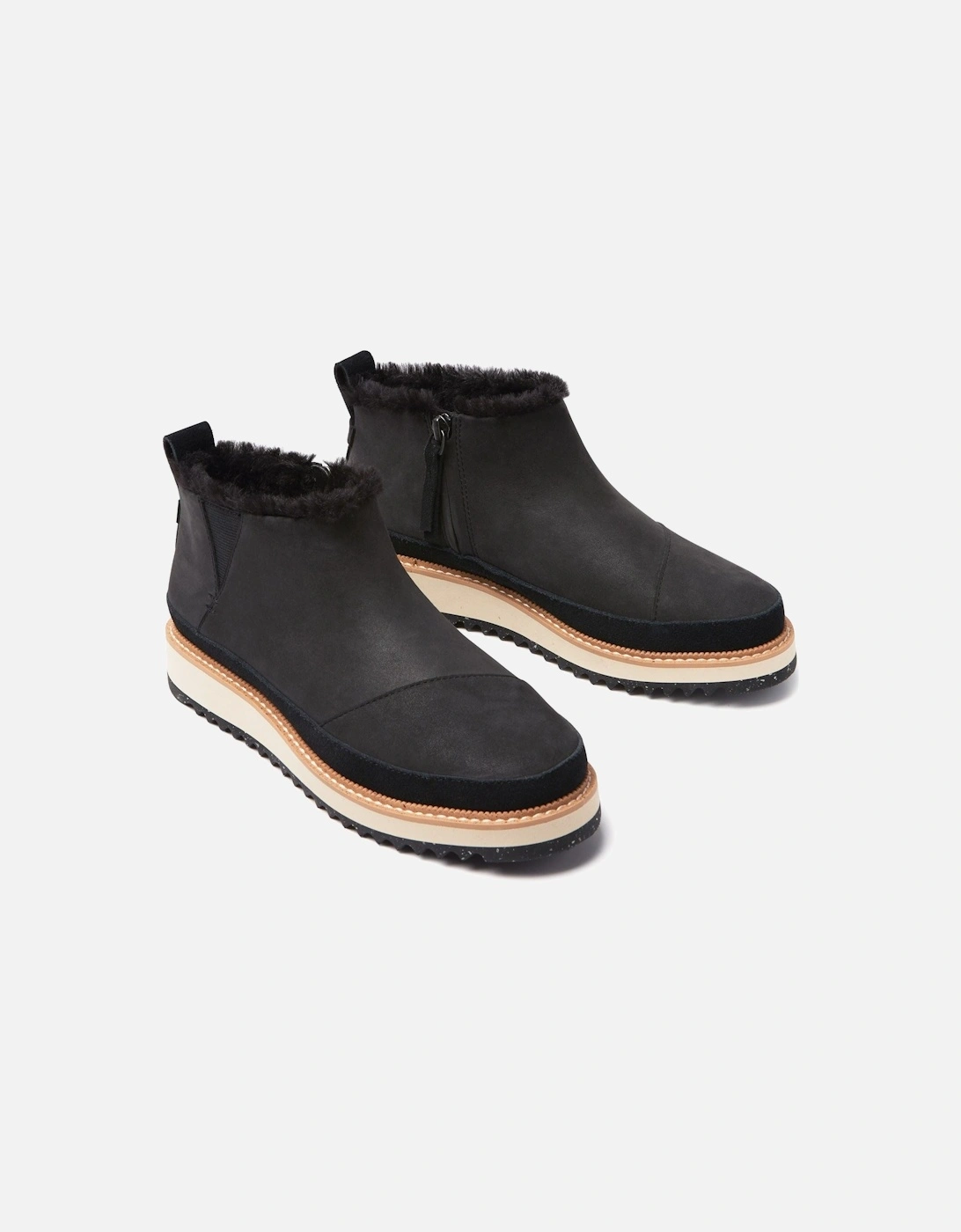 TOMS Women's TOMS Marlo Leather Women's Black Boots