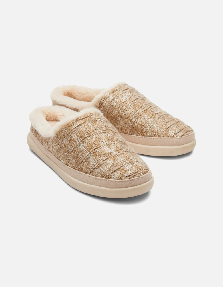 Sage Polyester Blend Women's Sahara Slippers