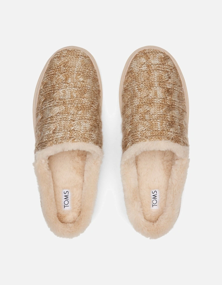 Sage Polyester Blend Women's Sahara Slippers