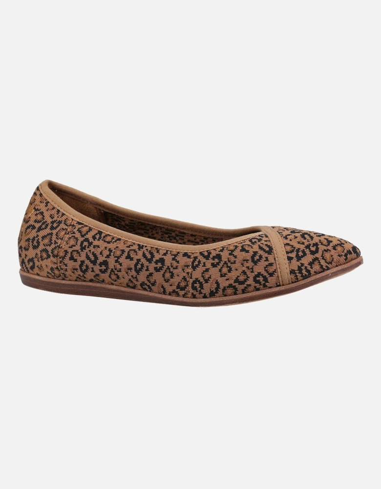 Katie 100% Cotton Women's Brown Flats