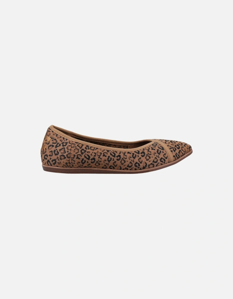 Katie 100% Cotton Women's Brown Flats