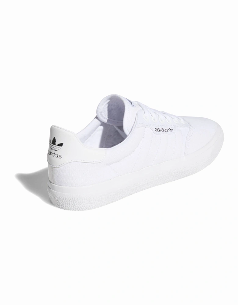 3MC Canvas White Trainers