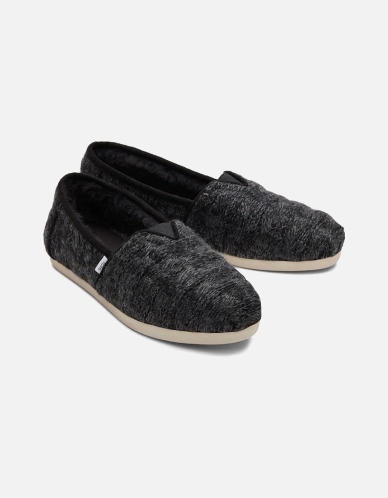 Alpargata with Cloudbound Polyester Women's Black Slippers