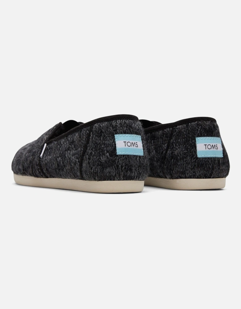 Alpargata with Cloudbound Polyester Women's Black Slippers