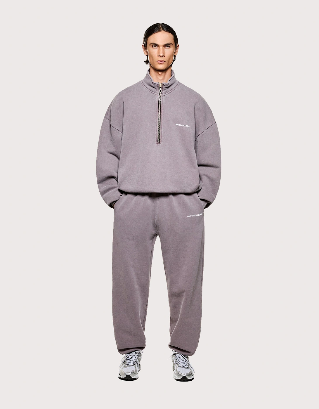 Oversized Uniform Quarter Zip Sweatshirt, 4 of 3