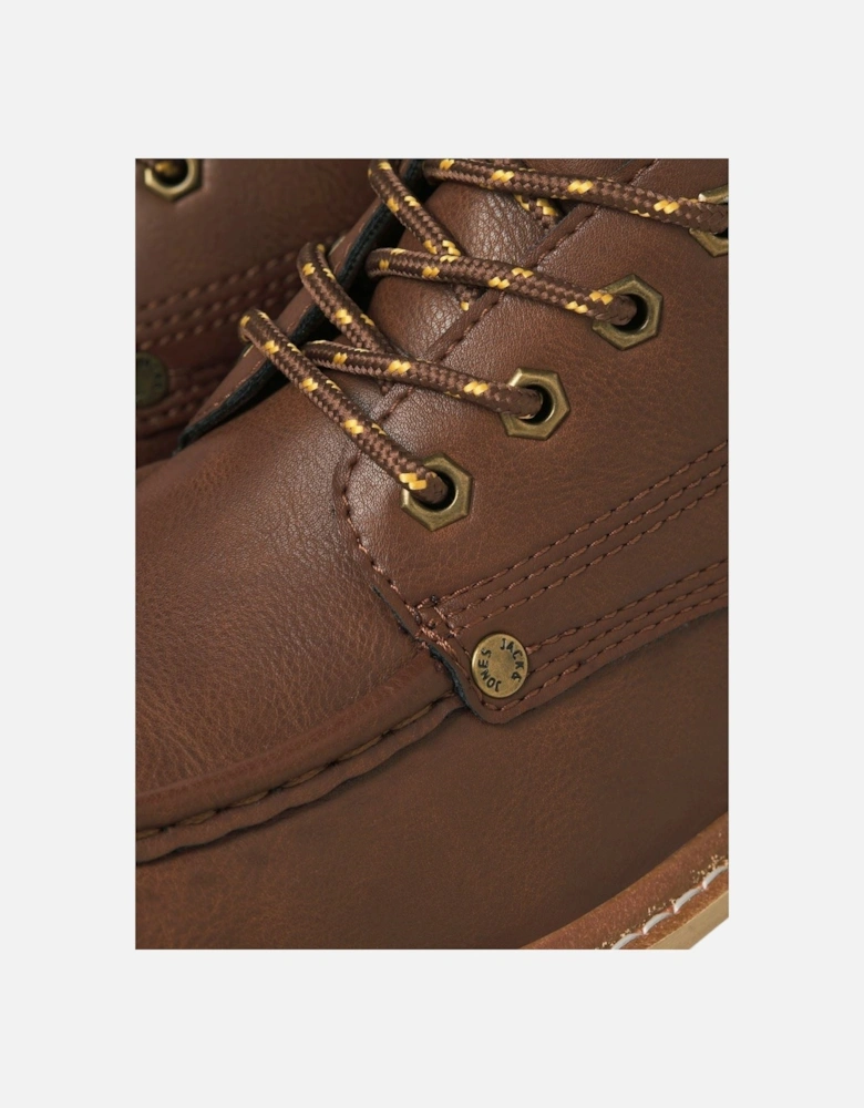 Archway Moc Polyurethane Men's Cognac Ankle Boots