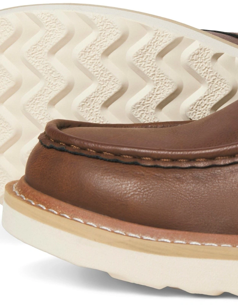 Archway Moc Polyurethane Men's Cognac Ankle Boots