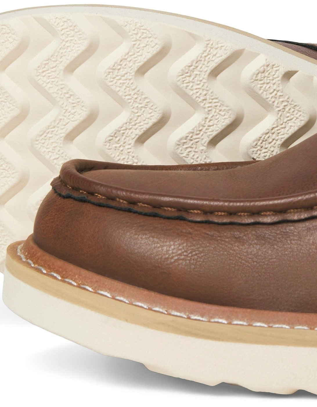 Archway Moc Polyurethane Men's Cognac Ankle Boots