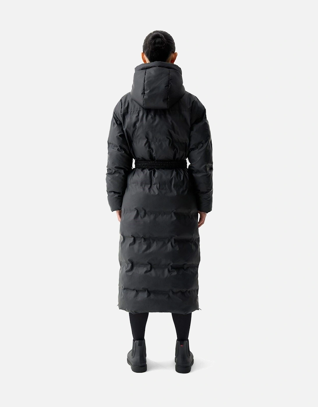 Hutchison Sonic Long Puffer Jacket Women's Black Puffer Jackets