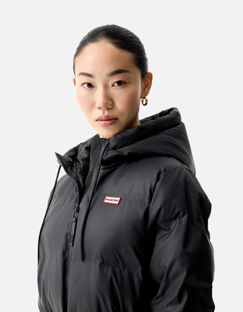 Hutchison Sonic Long Puffer Jacket Women's Black Puffer Jackets