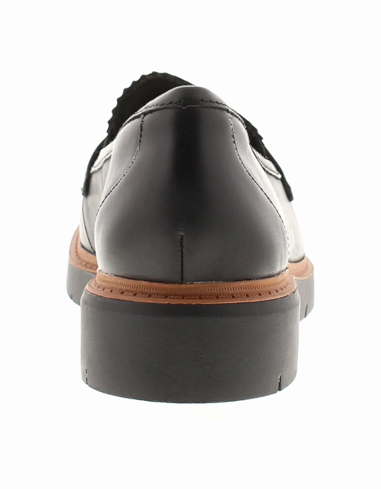 Womens Loafers Shoes Westlynn Bella Leather black UK Size