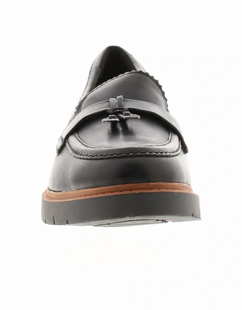 Womens Loafers Shoes Westlynn Bella Leather black UK Size