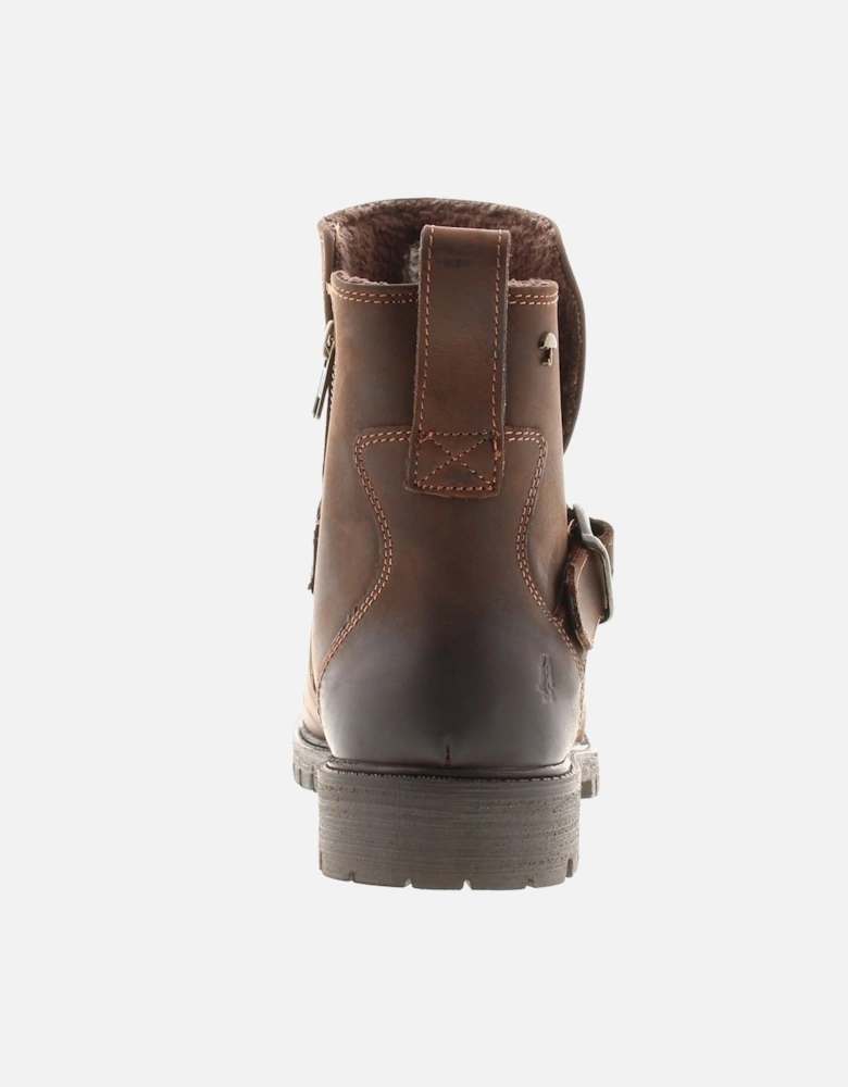 Womens Boots Ankle Waterproof Wakely Boot Leather Zip brown UK Size