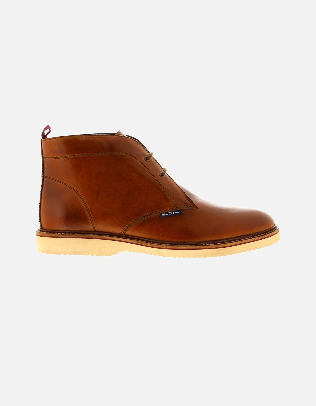 Mens Boots Desert Chukka Hunky Boot Leather brown UK Size