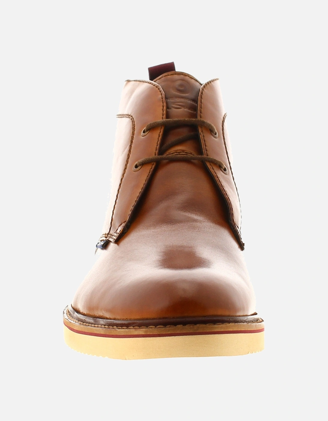Mens Boots Desert Chukka Hunky Boot Leather brown UK Size