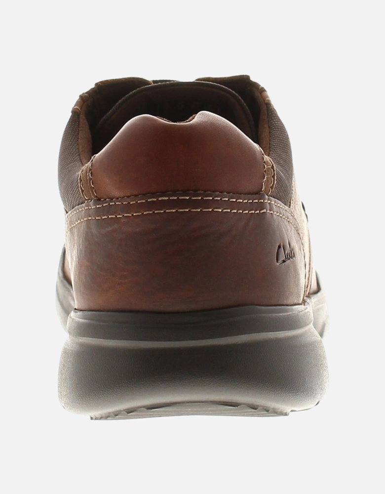 Mens Casual Shoes Bradley Vibe Leather Lace Up tan UK Size