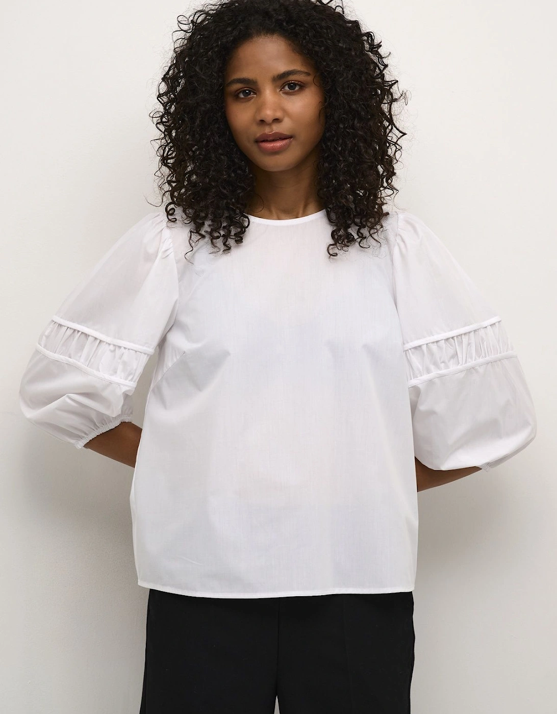 KAemma 3/4 Sleeve Casual Fit Blouse, 2 of 1